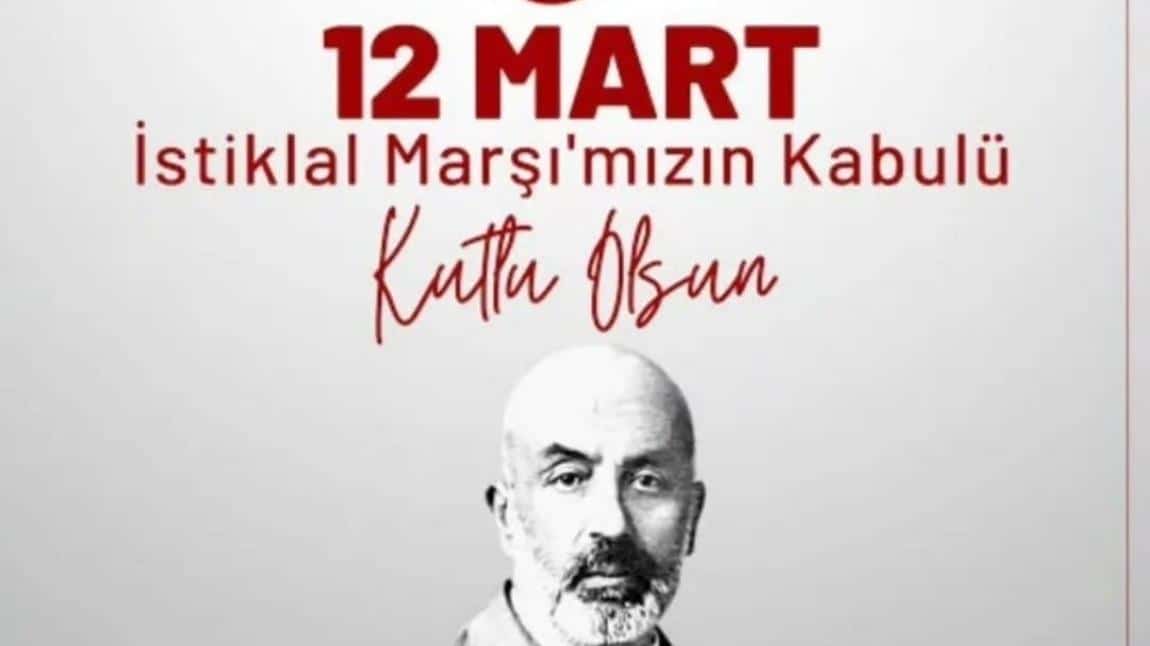 İstiklal Marşımızın kabulünün 103. Yıl dönümünde Mehmet Akif Ersoy'u rahmetle anıyoruz.